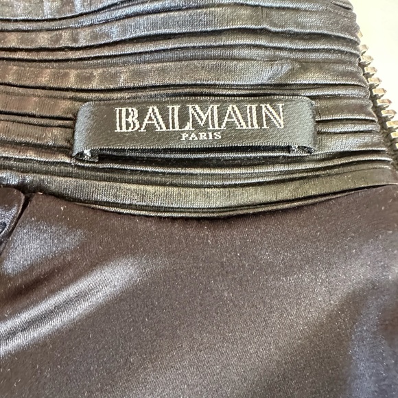 Balmain Signature Leather Long Sleeve - Picture 15 of 15